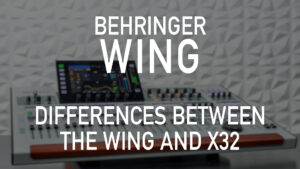 Behringer Wing Video 003 - Differences between the Behringer Wing and the Behringer X32

This video is the third of the Behringer Wing 000 level tutorial videos. In this video I go over several differences between the Behringer Wing and the Behringer X32.