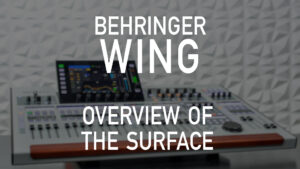 Behringer Wing Video 001 - Overview of the Surface: This video is the first of the Behringer Wing 000 level tutorial videos. In this video, I go over a general overview of the Behringer Wing.