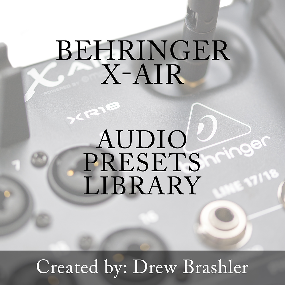 Behringer X Air Presets Library Download