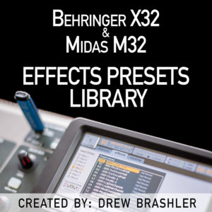 Behringer X32 Effects Presets Library Download