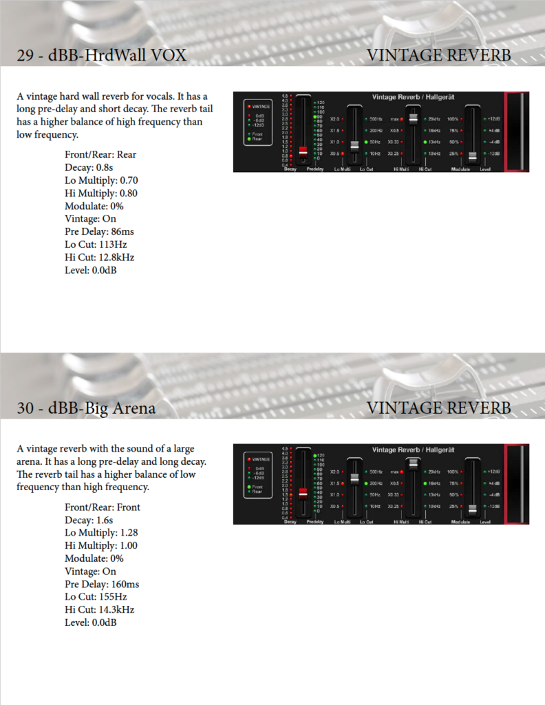 Behringer X-Air Effects Preset Library Download